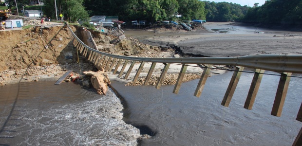 This photo taken in Delhi, Iowa, on July 27, 2010, by FEMA