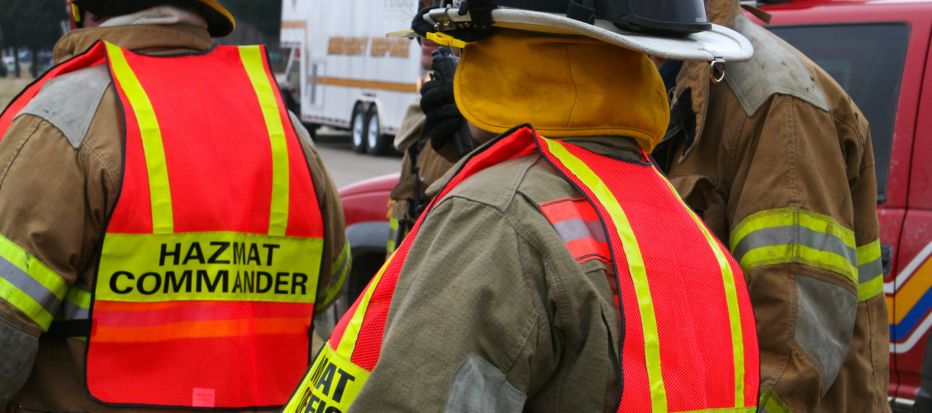 HAZMAT Commander on site