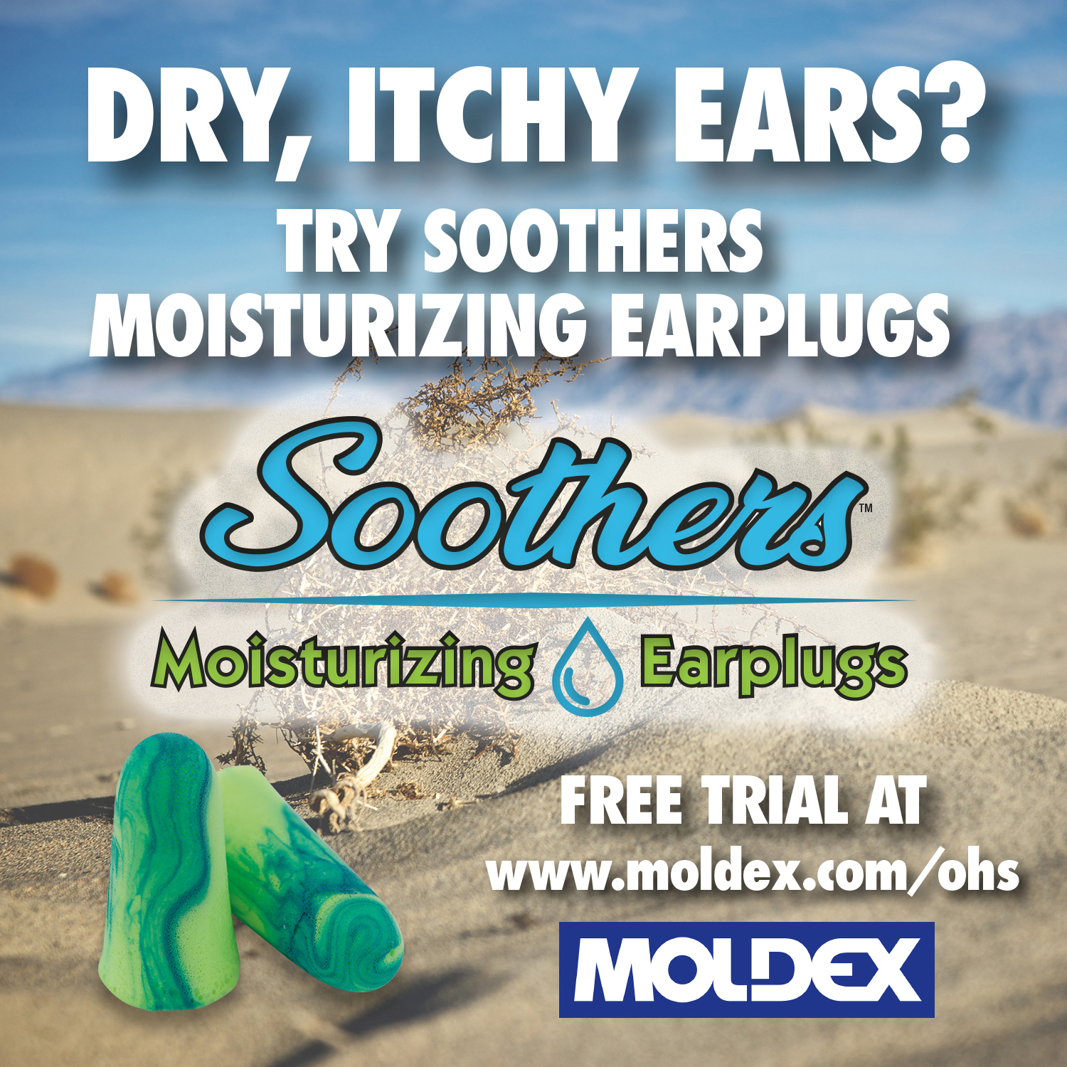 Soothers Moisturizing Earplugs
