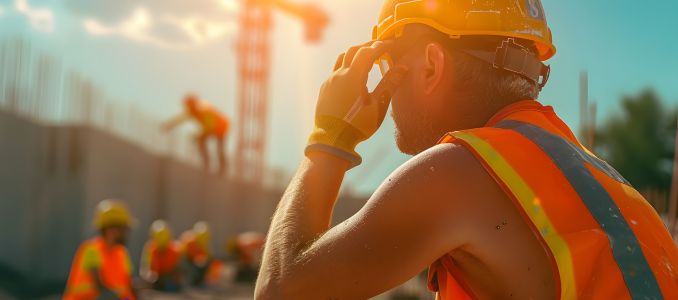 Worker with Heat Stress