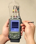 Factory customization can reduce the electronics so that they fit in a rugged PDA.