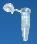 A microtube requiring less force to open, with a more ergonomic tab, could reduce occurrence of RSIs in laboratories.