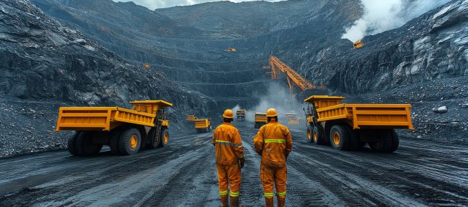 Workers in a Mine