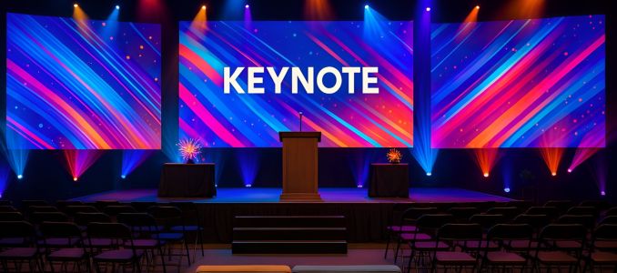 Keynote Speaker Podium
