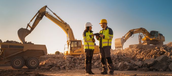 Construction Site Teamwork