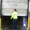 Impactable dock doors are designed to make open and closing easier.
