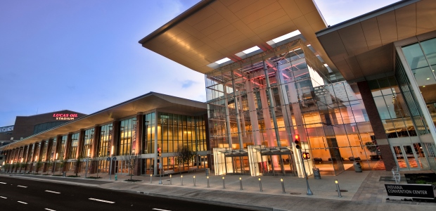 The Indiana Convention Center is across the street from Lucas Oil Stadium. (Photo Courtesy of Lavengood Photography)