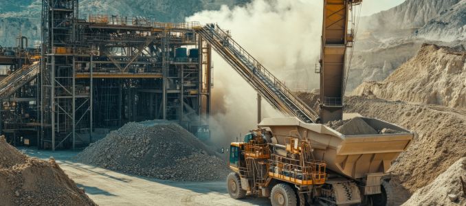 Mine with Machinery