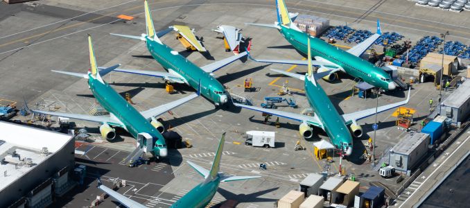 Tarmac with Multiple Airplanes