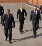 three male bodyguards