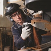 When selecting combined head and face protection for your workers, look for a supplier that can help your company develop and implement a comprehensive head and face protection program. (Honeywell Safety Products photo)
