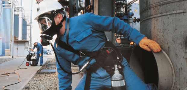 Correctly classifying the severity risks of H2S exposure will aid in selecting the appropriate escape respirator. (Draeger photo)