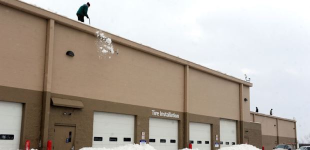 Prepare for the two biggest safety threats this winter: falls from heights when removing snow, as well as slips and falls when entering and exiting buildings. 