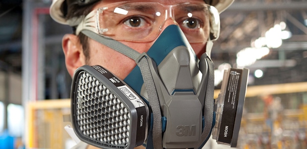 Instead of a one-size-fits-all approach, an ESLI allows cartridge change-outs to occur based on each employee’s individual work hours, exposure levels, and breathing rates while also factoring in different environmental conditions. (3M Personal Safety Division photo) 
