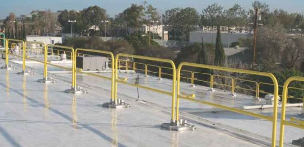 When your workplace includes elevated platforms, manholes, scaffolding, roofs, or any number of other fall risks, a simple mistake can become serious in an instant. (Safety Products Group photo)