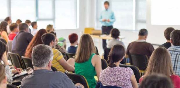 We need a live body at the front of the room who can influence people positively, or someone on camera who can come across equally convincingly on the screen. 